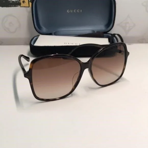 Gucci GG0546SK 002 – Havana Brown Gradient60-14-145New  display picture 3